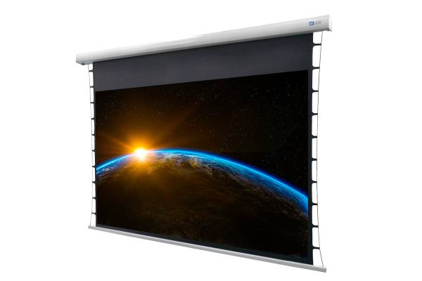 DELUXX Darkvision Kontrastleinwand 221 x 124cm - 100" Tension Motorleinwand