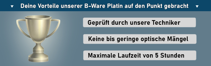 Infos und Vorteile zur B-Ware Platin