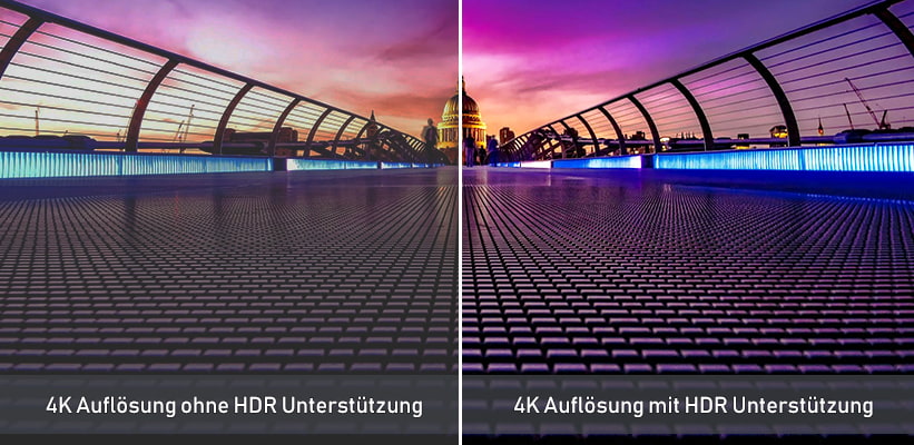 Optoma UHZ68LV Kontrast Schwarzwert HDR Vergleich