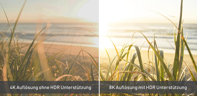 Onkyo TX-RZ30 Aufloesung und HDR Vergleich