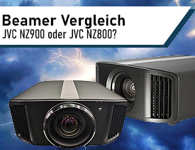 JVC D-ILA NZ900 oder JVC NZ800 8K HDR Beamer Vergleich