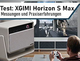 XGIMI Horizon S Max Beamer Test