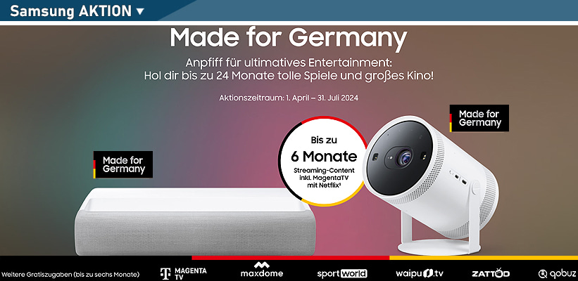 Samsung LSP9T Made for Germany Aktion 2024