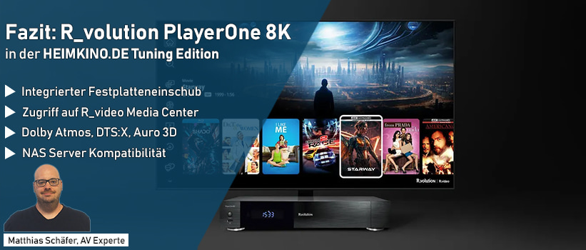 R_volution PlayerOne 8K Kaufberater Fazit